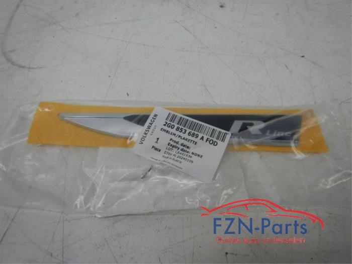 VW Polo 2G R-Line Embleem Set Links+Rechts