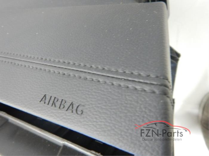 VW Arteon 3G8 Dashboard + Airbagset Zwart Leer