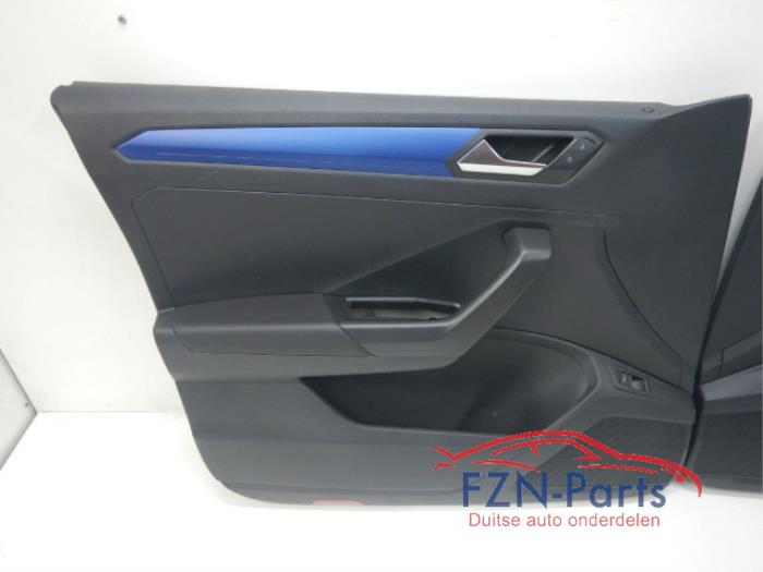VW T-Roc Deurpanelen Voorzijde Leer verlicht Blauw Inleg