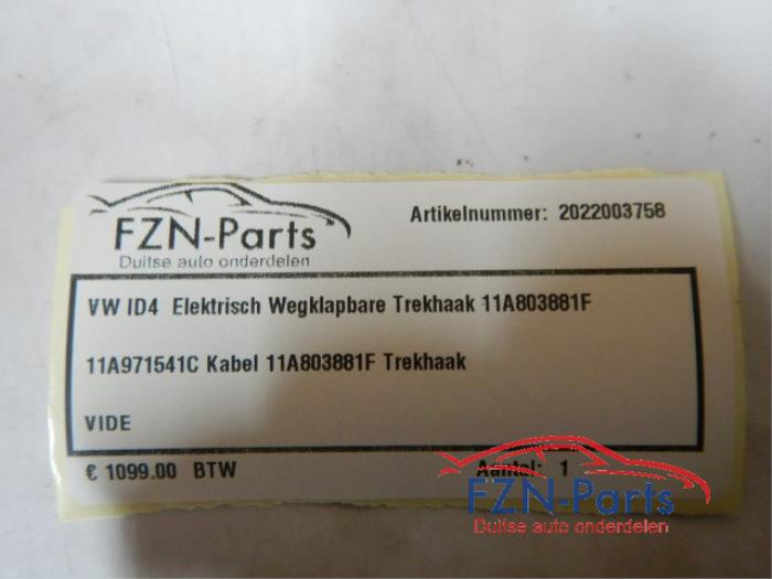 VW ID4 11A Elektrisch Wegklapbare Trekhaak