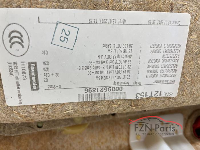 Portierbekleding 4Deurs links-achter Mercedes S-Klasse (22895018)