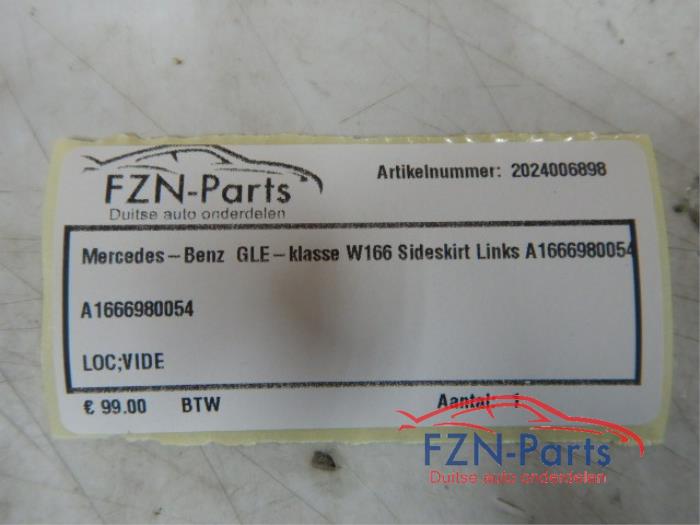 Mercedes-Benz GLE W166 Sideskirt Links
