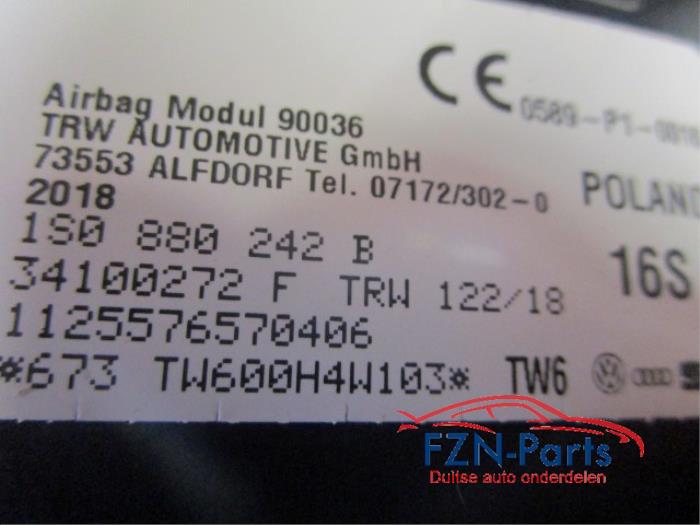 Airbag stoel (zitplaats) Volkswagen Caddy (22730672)