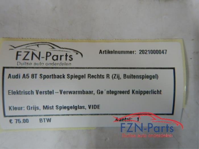 Buitenspiegel rechts Audi A5 (22724837)