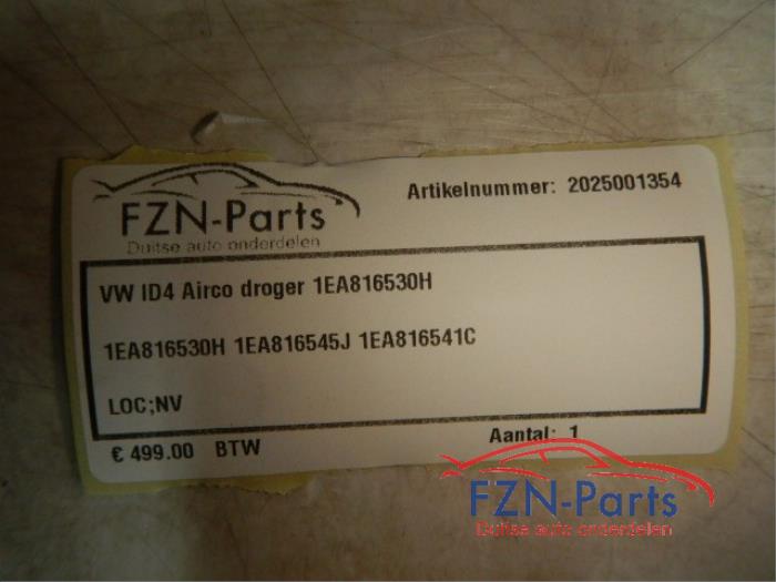 VW ID4 Airco Droger