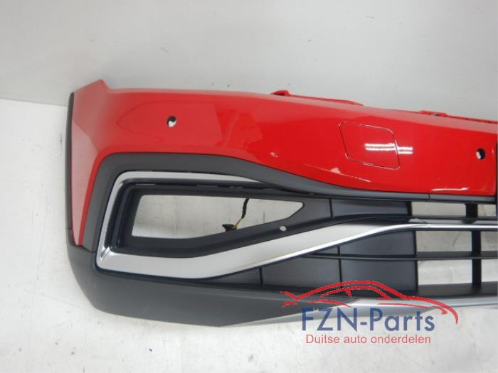 VW Passat B8 Facelift Alltrack Voorbumper 6PDC LY3D Kleur: LY3D Tornado Rood