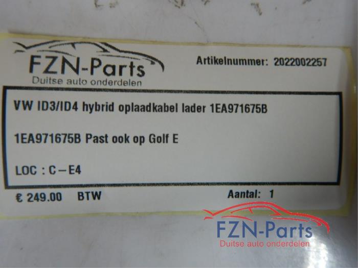 Oplaadkabel hybride Volkswagen Diversen (22744221)