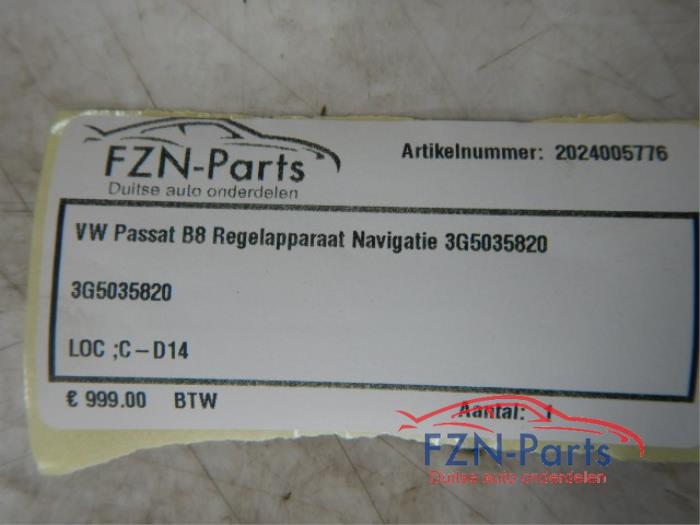 VW Passat B8 Regelapparaat Navigatie