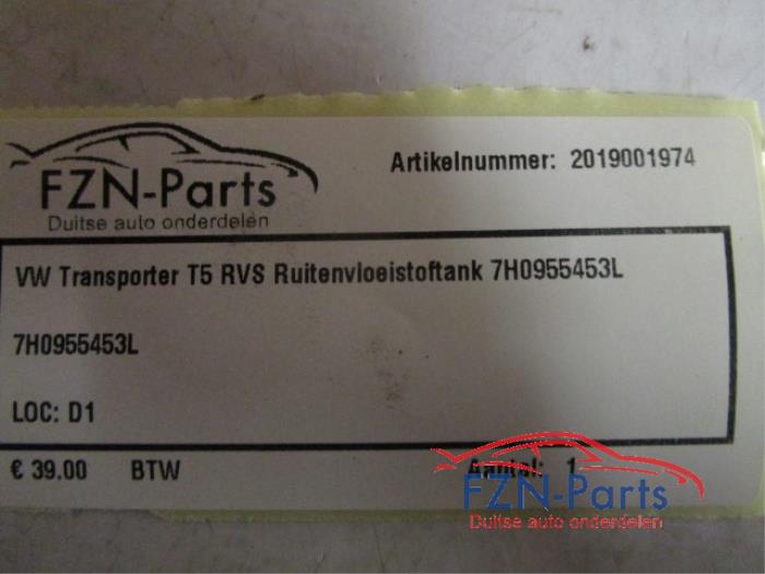 Ruitensproeiertank voor Volkswagen Transporter (22740469)