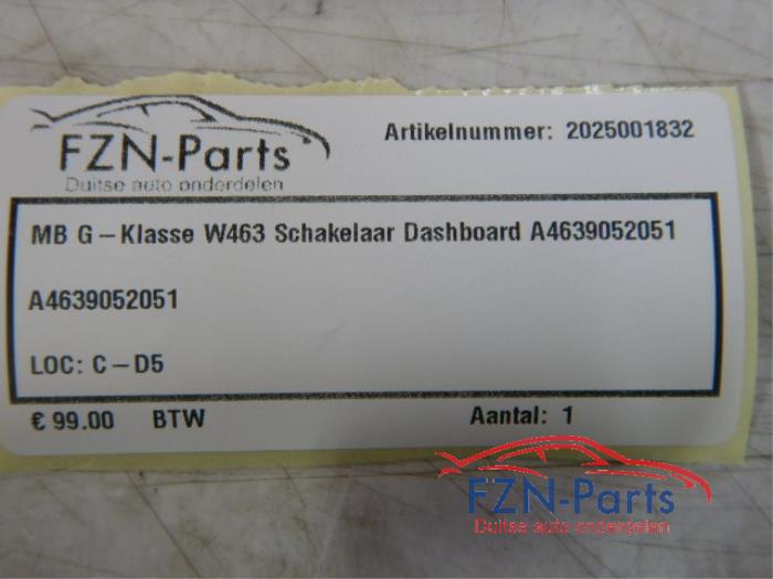 Middenconsoles Mercedes G-Klasse (22738626)