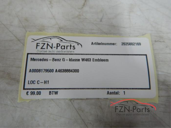 Mercedes-Benz G-Klasse W463 Embleem Logo