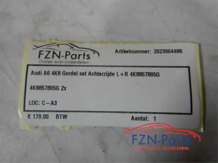 Veiligheidsgordel Set achter Audi A6 (22745006)