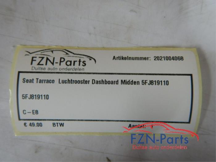 Luchtrooster Dashboard Seat Tarraco (22735917)