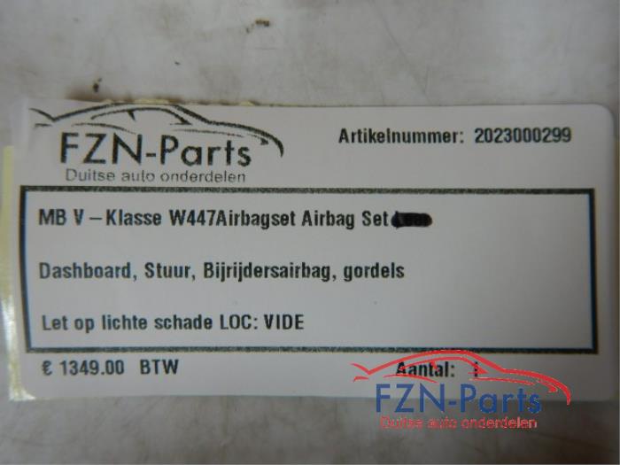 Airbag set + dashboard Mercedes Vito (22727762)