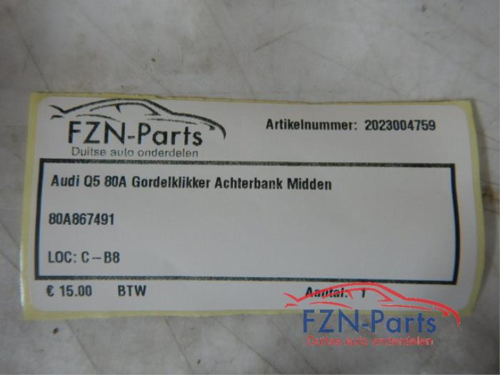 Gordelverklikker module Audi Q5 (22740990)