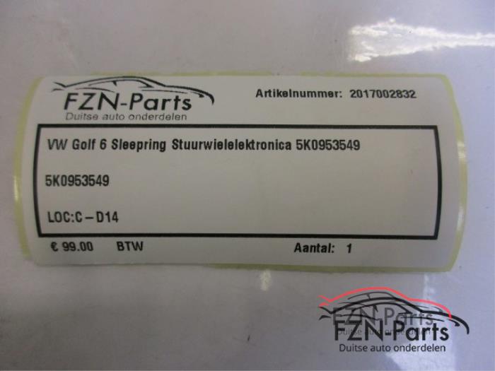 Airbagring Volkswagen Golf (22742954)