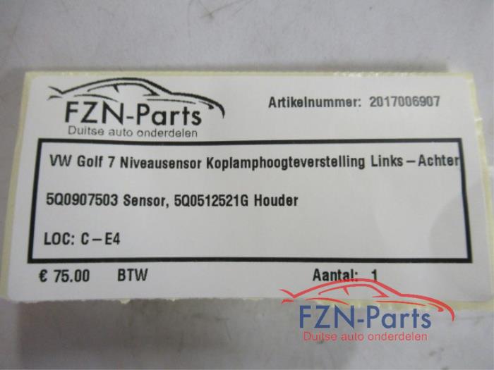 VW Golf 7 Niveausensor Koplamphoogteverstelling Links-Achter