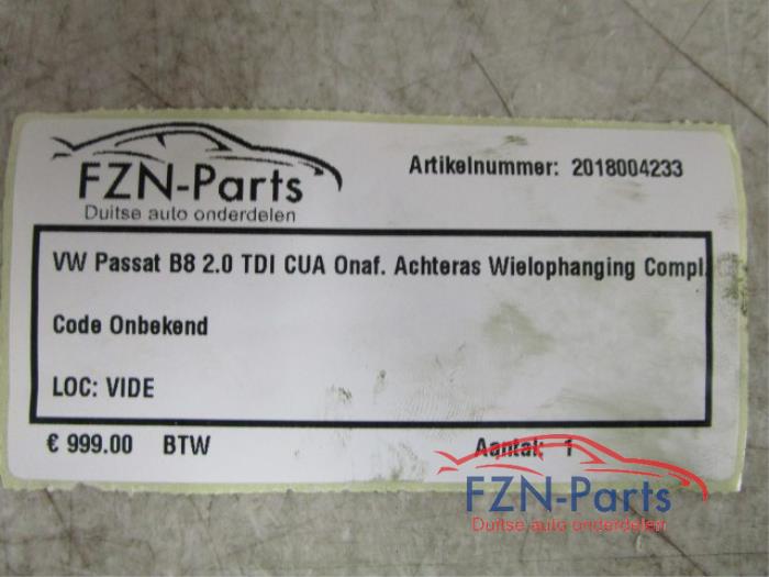 Achteras voorwielaandrijving Volkswagen Passat (22740822)