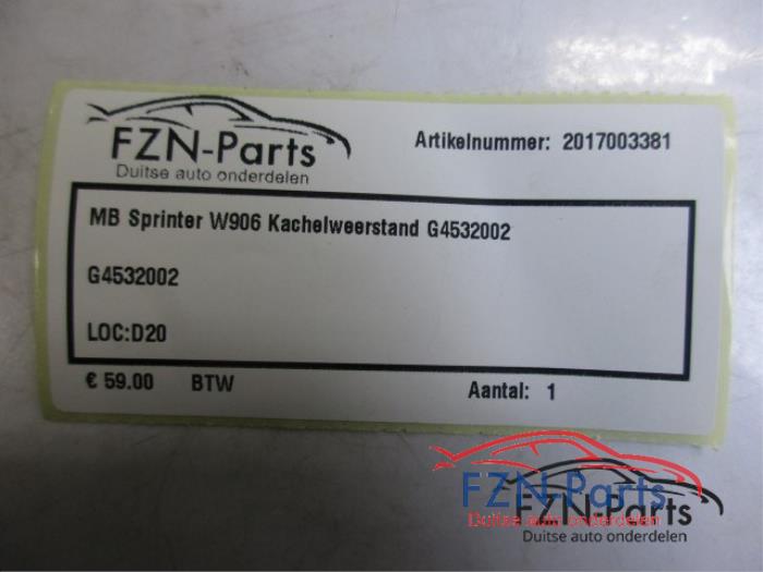 Kachelklep Motor Mercedes Sprinter (22739243)