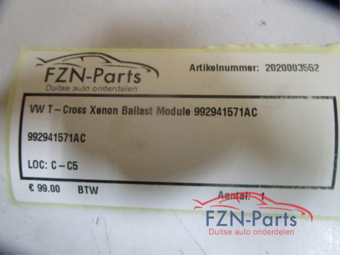 VW T-Cross Xenon Ballast Module