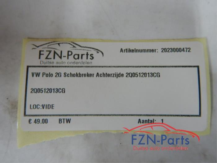 Schokdemper links-achter Volkswagen Polo (22742211)