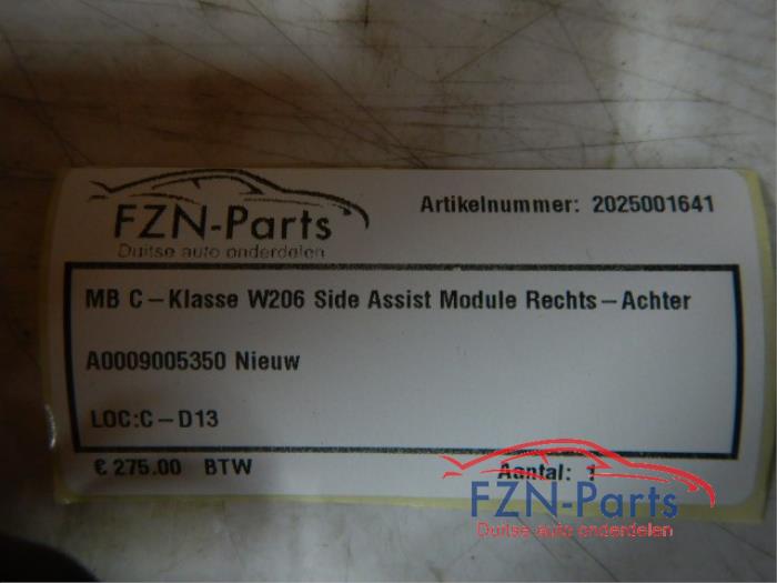 Mercedes-Benz C-Klasse W206 Side Assist module Rechts-achter