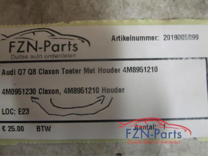 Claxon Audi Q7 (22727301)