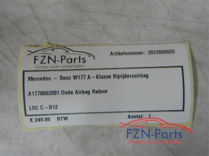 Mercedes-Benz W177 A-Klasse Bijrijdersairbag