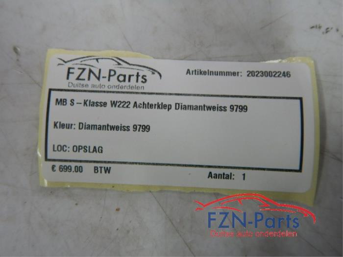 Achterklep Mercedes S-Klasse (22724490)