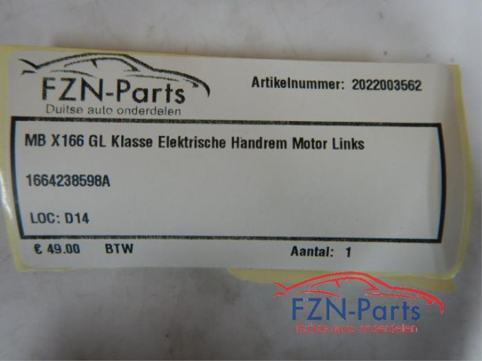 Handrem motor Mercedes Diversen (22738035)