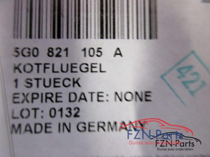 VW Golf 7 Zijscherm Spatscherm Links L ( Zij Scherm )