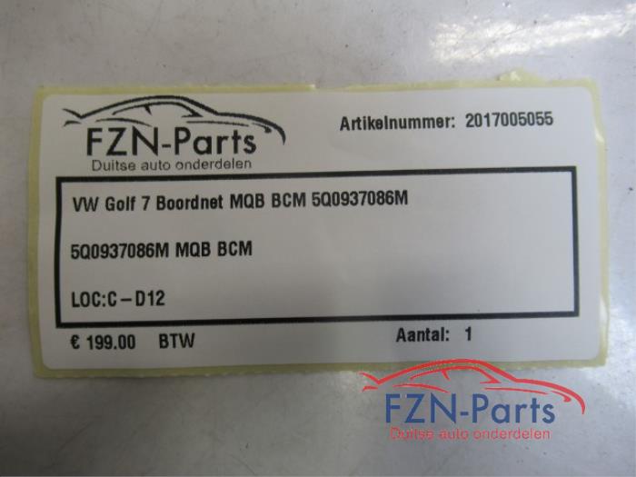 VW Golf 7 Boordnet MQB BCM