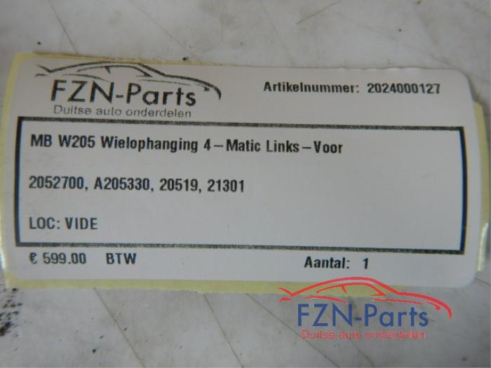 Mercedes Benz W205 Wielophanging 4-Matic Links-Voor