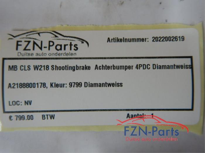 Mercedes-Benz CLS W218 Shootingbrake Achterbumper 4PDC