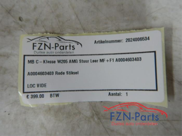 Mercedes-Benz C-Klasse W205 AMG Stuur Leer MF+F1