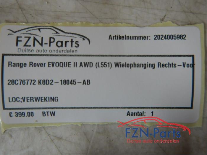 Wielophanging rechts-voor Landrover Evoque (22729750)