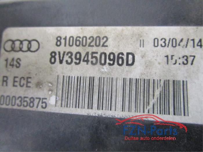 Audi A3 S3 8V LED Achterlicht Rechts Buiten