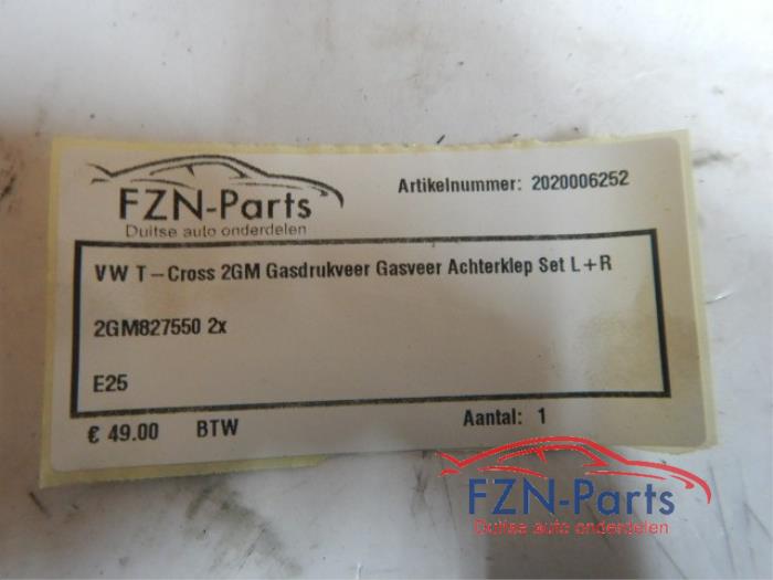 Set Gasdempers Achterklep Volkswagen T-Cross (22738037)
