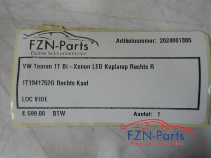 Koplamp rechts Volkswagen Touran (22722872)