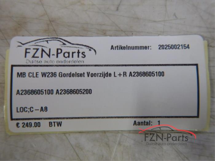 Veiligheidsgordel Set voor Mercedes Diversen (22728978)