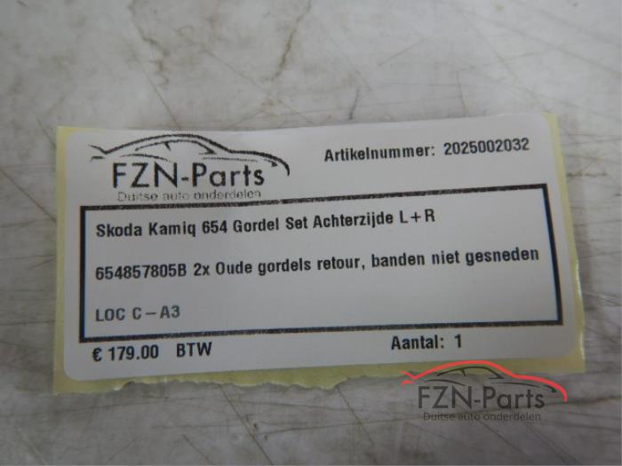 Veiligheidsgordel Set achter Skoda Kamiq (22743664)