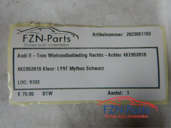 Wielrand achter Audi E-Tron (22741252)