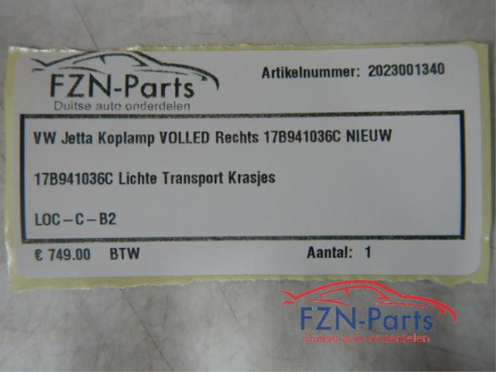 VW Jetta Koplamp VOLLED Rechts