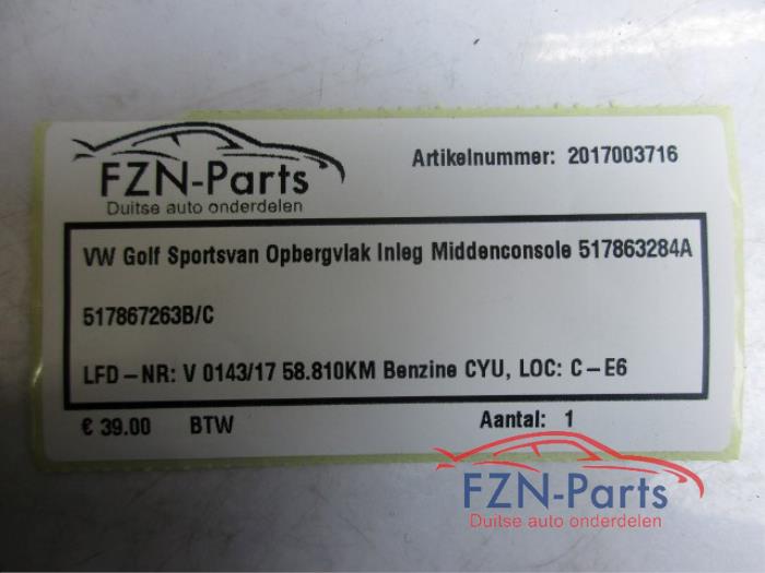 Middenconsoles Volkswagen Golf Sportsvan (22742118)
