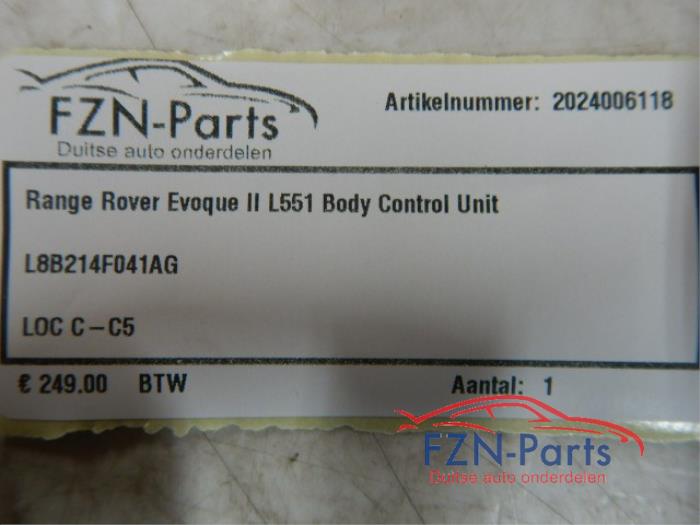 Luchtvering module Landrover Evoque (22741160)