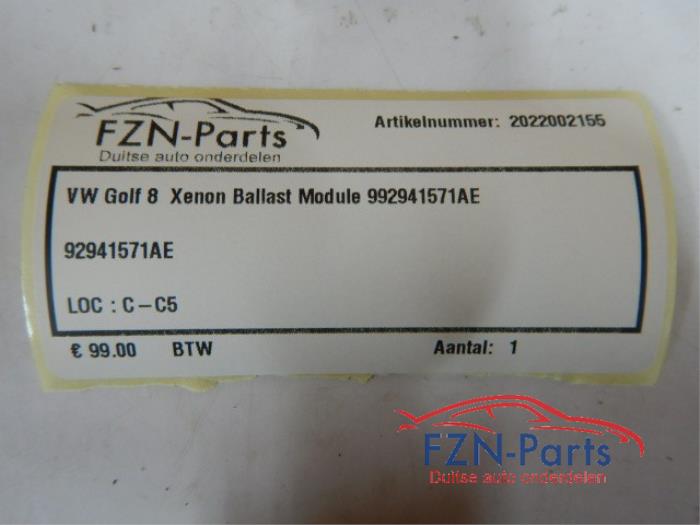 VW Golf 8 Xenon Ballast Module