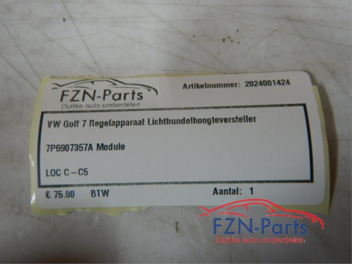 VW Golf 7 Regelapparaat Lichtbundelhoogteversteller 1.4 TSI 105911 01-05-2014 01-08-2020
1.5 TSI 126840 01-04-2017 01-08-2020
1.0 TSI 124239 01-11-2016 01-08-2020
1.4 TSI MultiFuel 106414 01-12-2013 01-07-2018
1.6 TDI 59067 01-04-2013 01-07-2018
2.0 GTI Clubsport S 120193 01-09-2016 01-03-2017
1.6 TDI 59068 01-01-2013 01-03-2017
2.0 GTI TCR 135622 01-11-2018 01-08-2020
1.6 TDI 4motion 59289 01-01-2013 01-03-2017
2.0 GTI 59116 01-04-2013 01-08-2020
2.0 TDI 59071 01-11-2012 01-08-2020
1.2 TSI 57456 01-11-2012 01-03-2017
1.4 GTE HYBRID 143508 01-07-2019 01-08-2020
1.5 TGI 133745 01-11-2018 01-08-2020
1.6