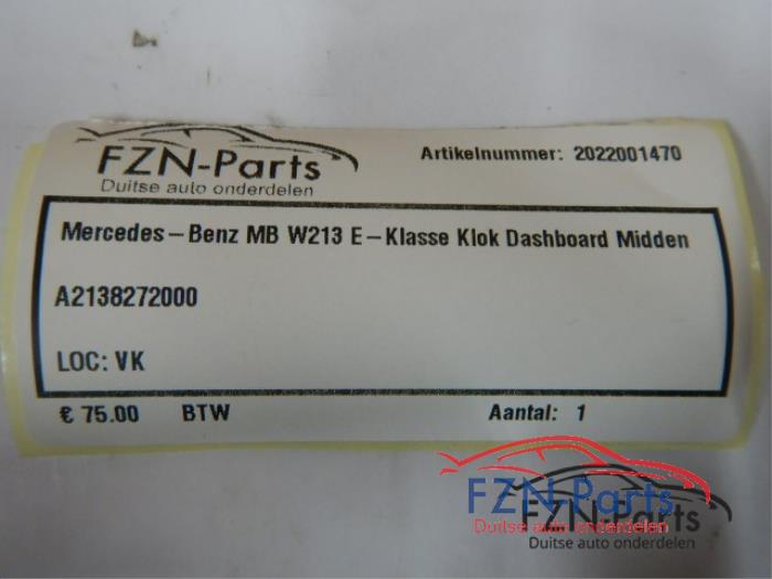 Uurwerk Mercedes E-Klasse (22742640)