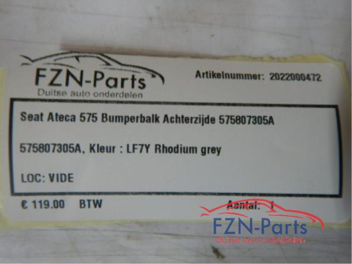 Seat Ateca 575 Bumperbalk Achterzijde