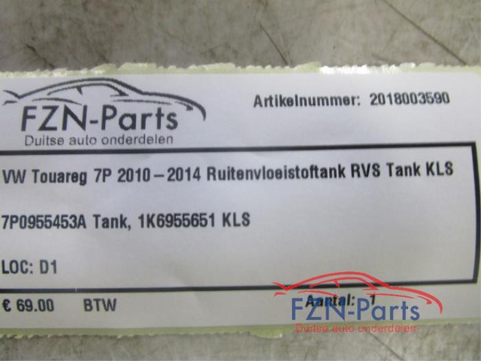 Ruitensproeiertank voor Volkswagen Touareg (22739281)
